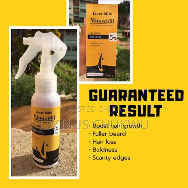 Isner Mile 5% Minoxidil Super Fast Hair and Beard Growth