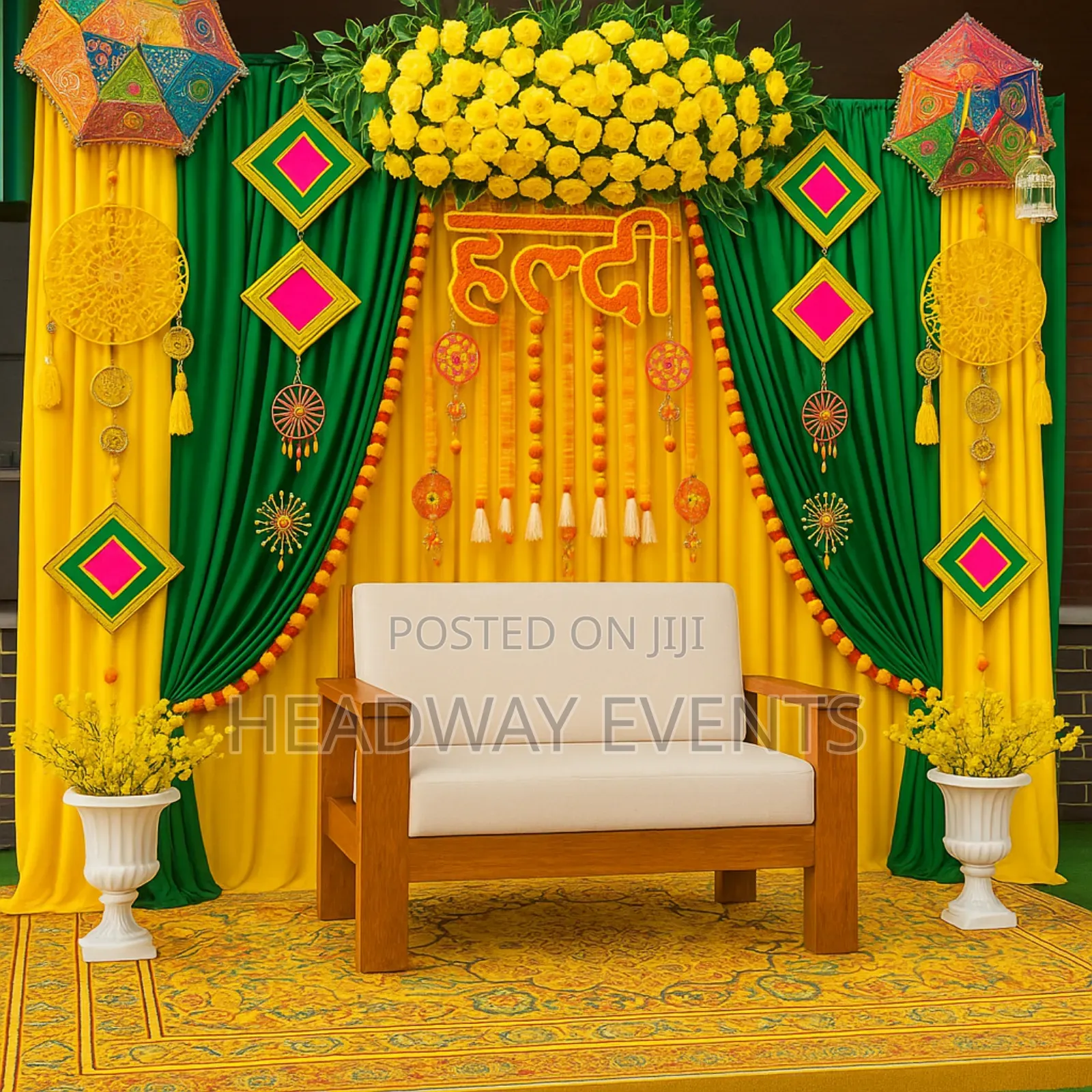 Haldi and Mehndi Function Decoration