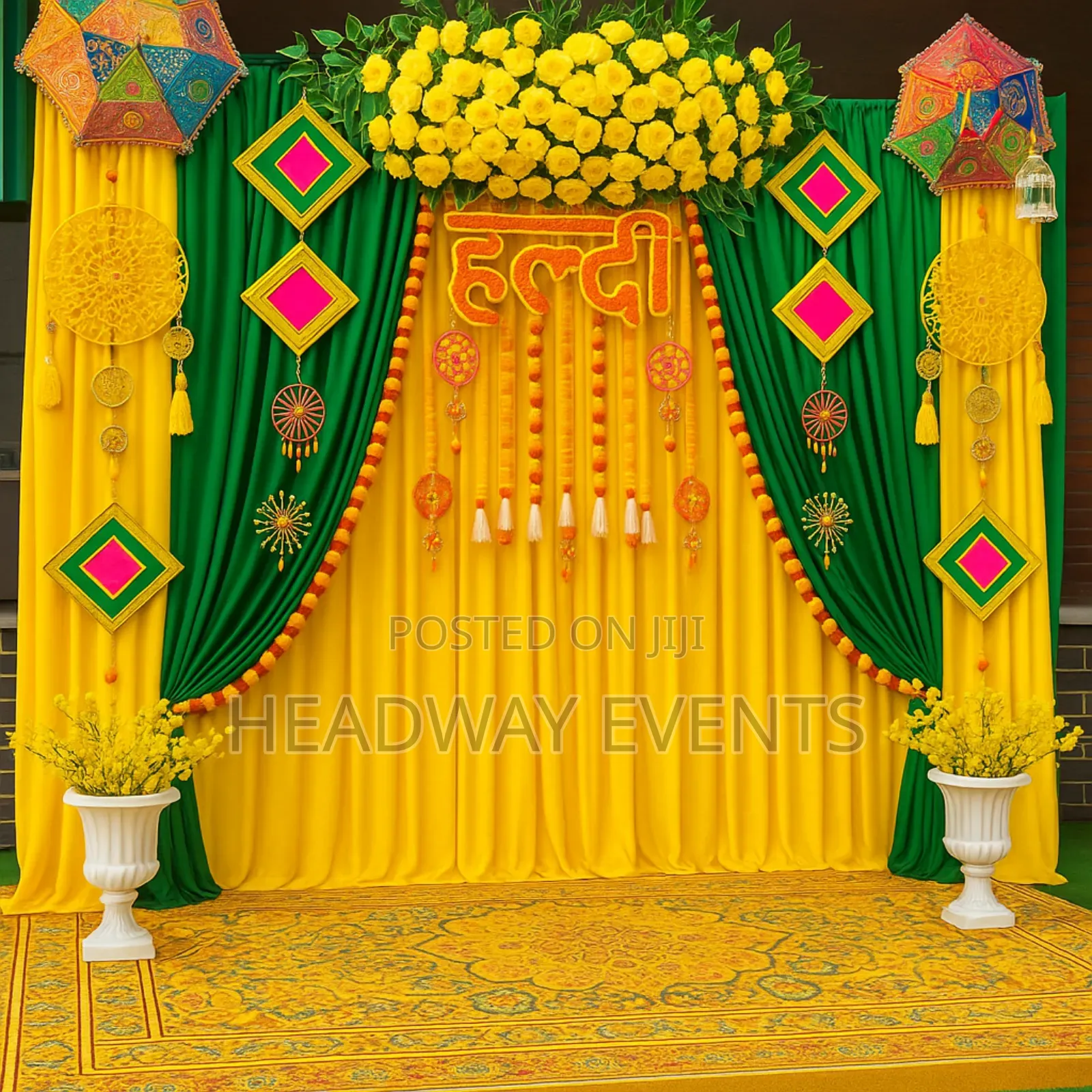 Haldi and Mehndi Function Decoration