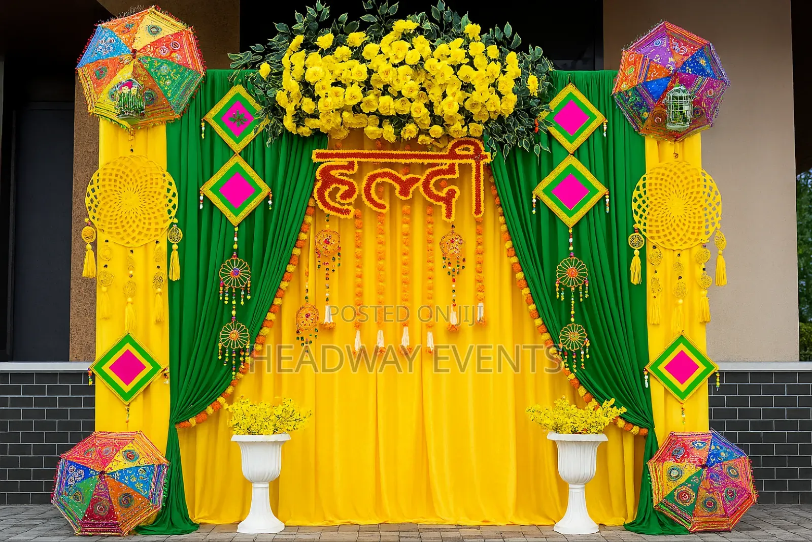 Haldi and Mehndi Function Decoration