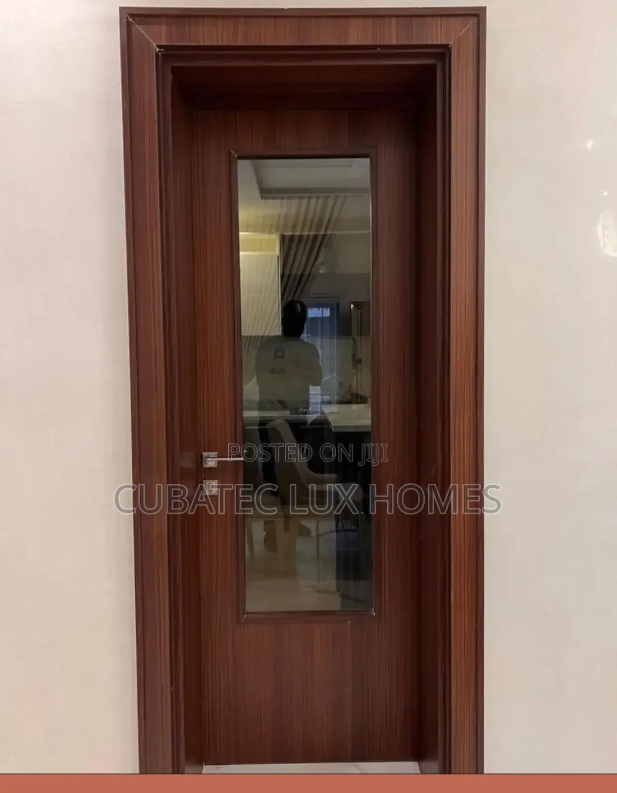 Kitchen Glass Wooden Door