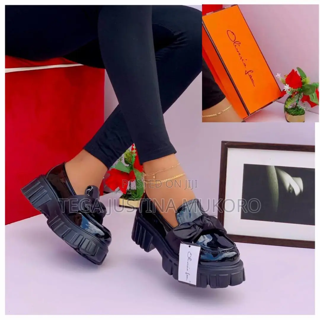 Female High Sole Flat Shoes