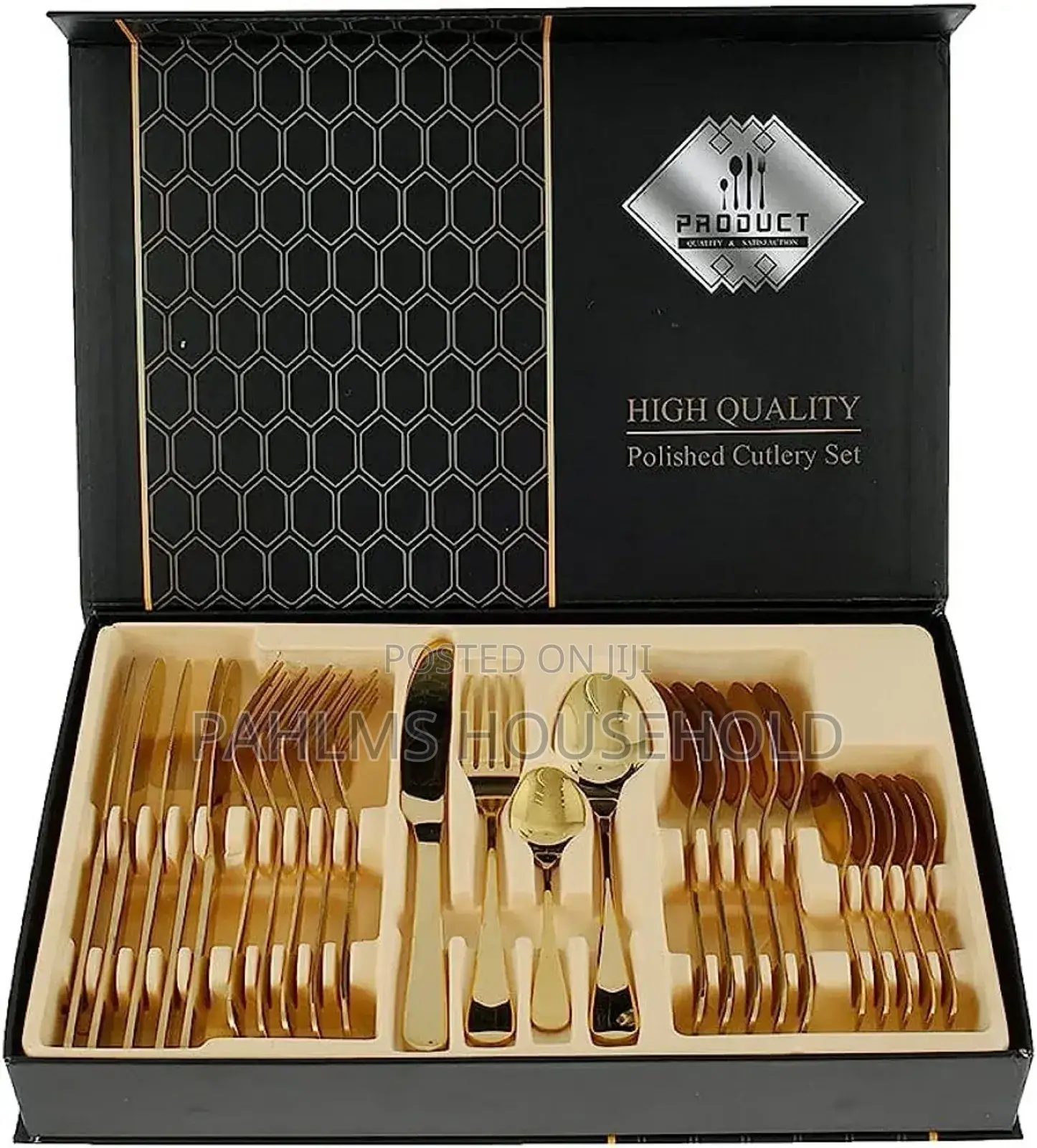 24-Piece High Quality Polished Cutlery Set