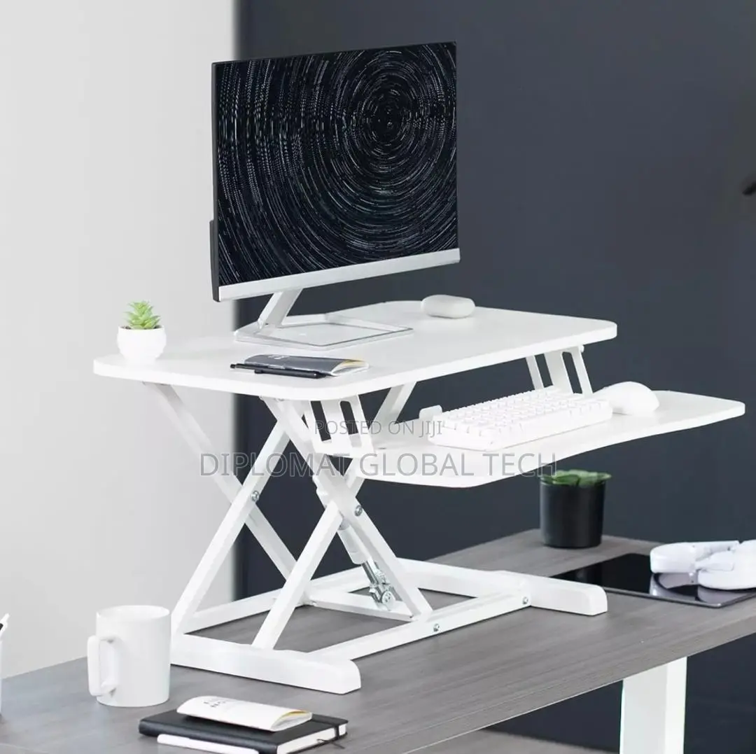 32 Inch Standing Desk Monitor Riser Tabletop Sit to Stand
