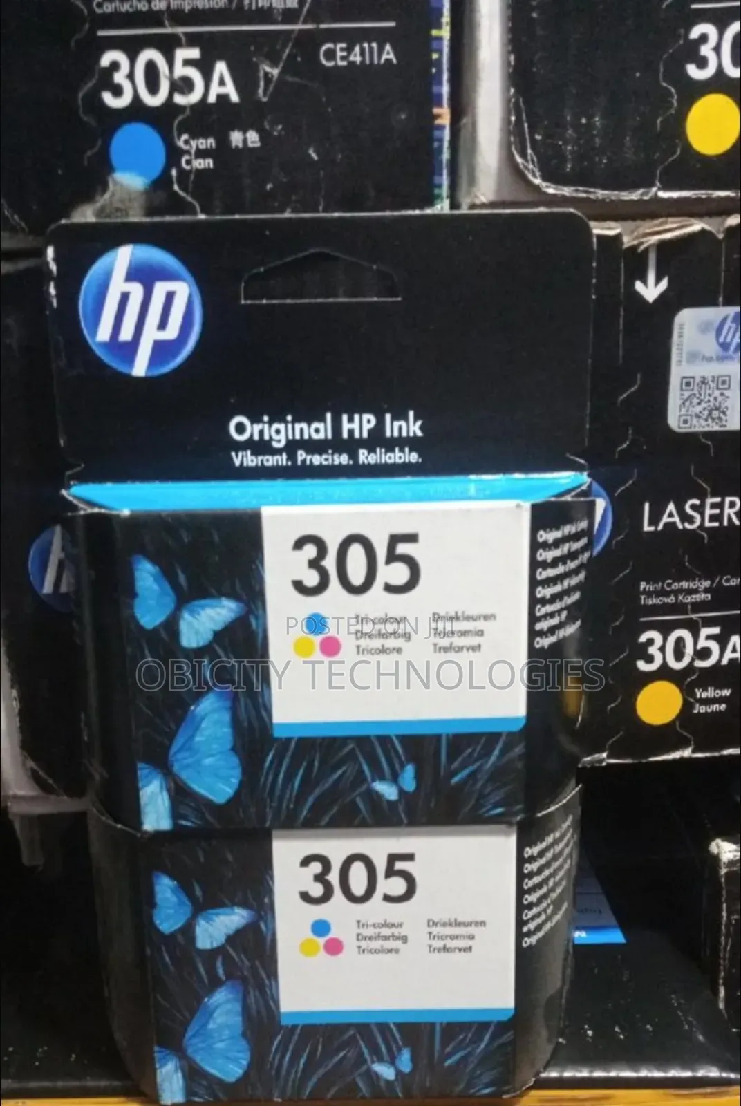 Hp 305 Ink Cartridge Color