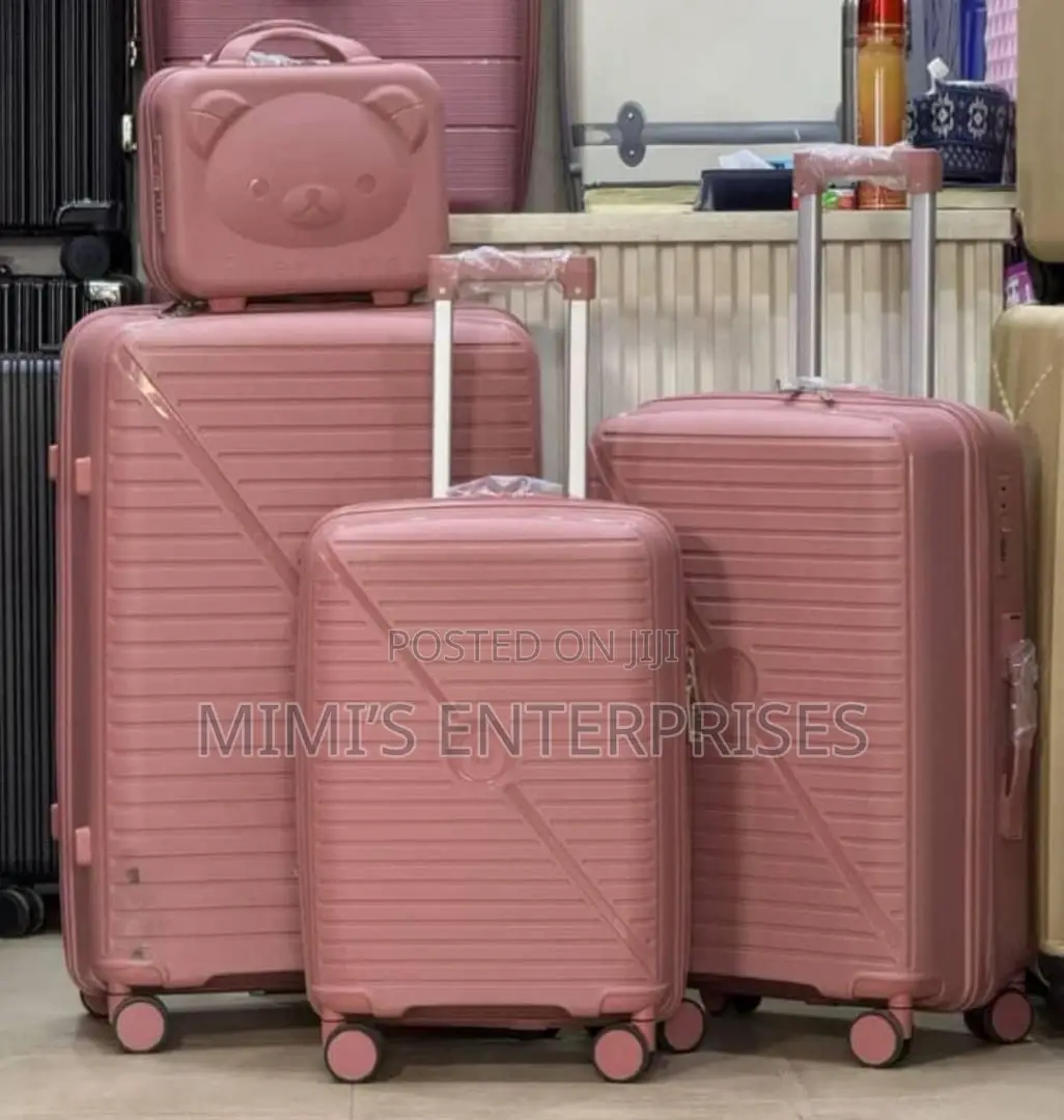 No Boring Travel Luggage Set Rubber
