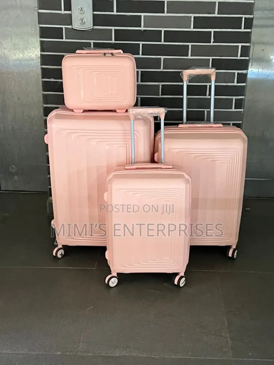 Luxury Luggage Set Rubber
