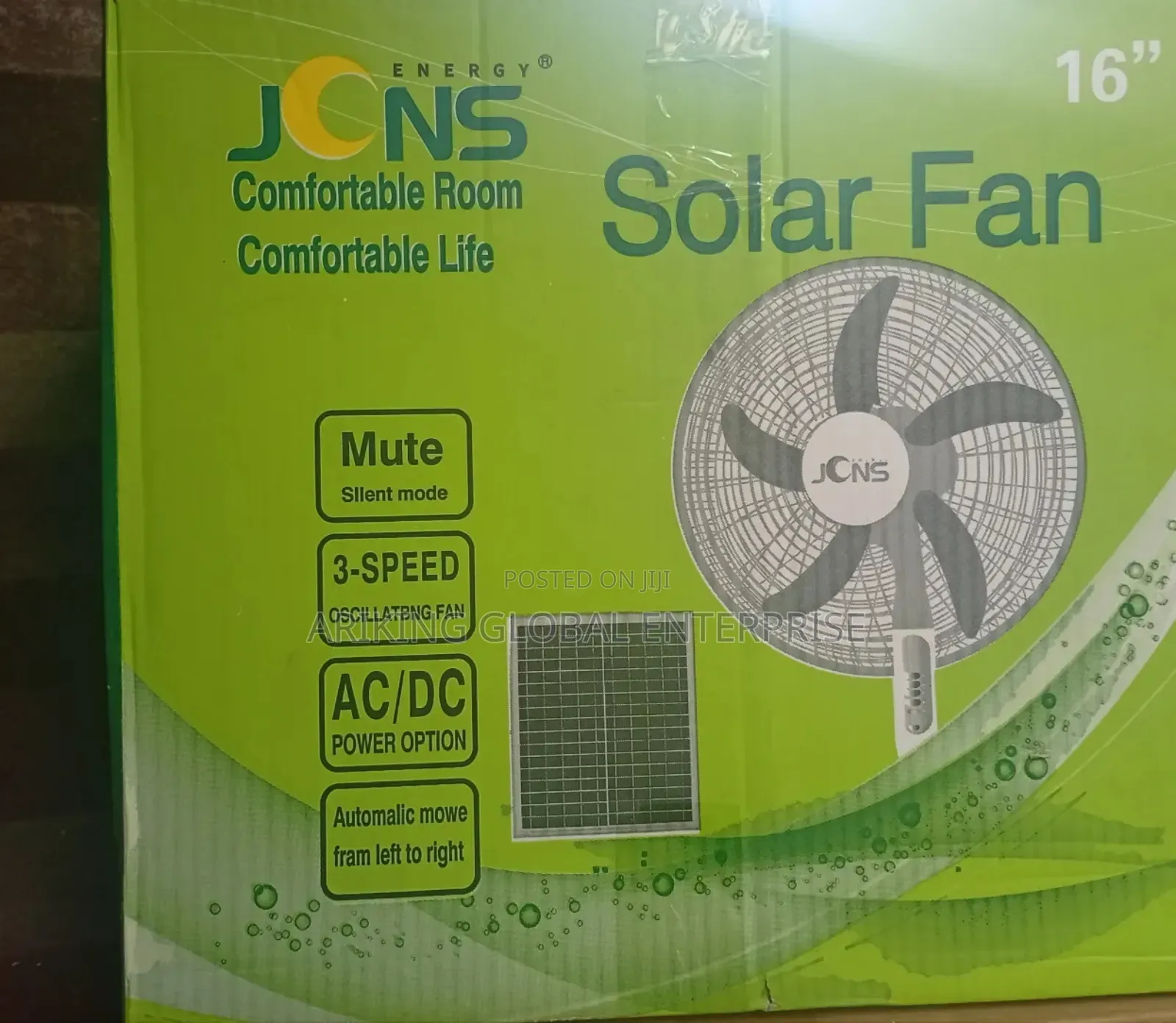 Best Comfortable Solar Rechargeable Fan