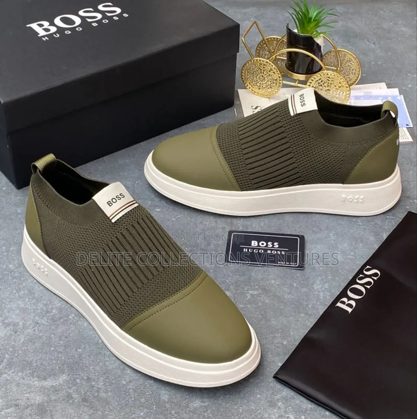 Multiple Colors of Boss Sneakers