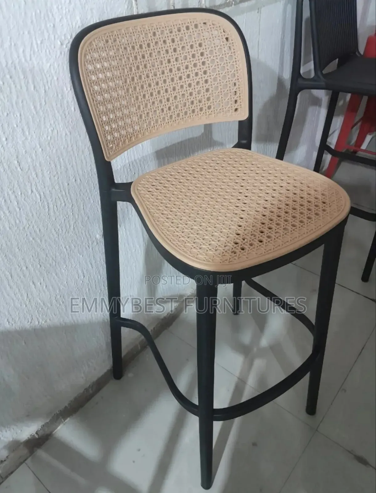 Classic Quality Rubber High Sitting Bar Stools.