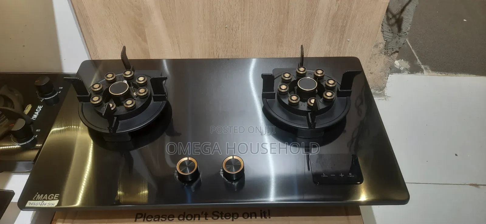 Flip Up 2 Burner Gas With Timer .