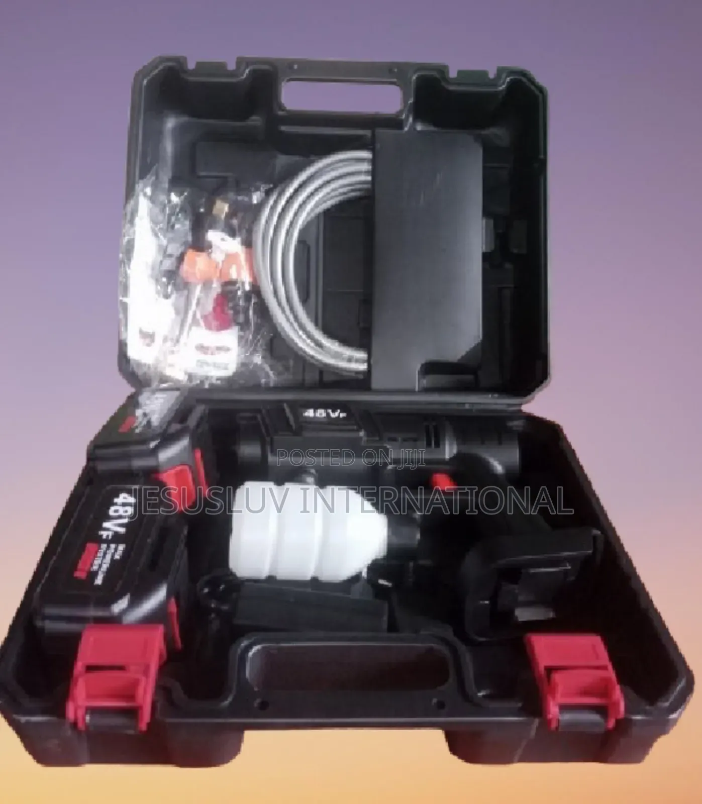Pressure Washer Cleaner With 2 Rechargeable Batteries 48v