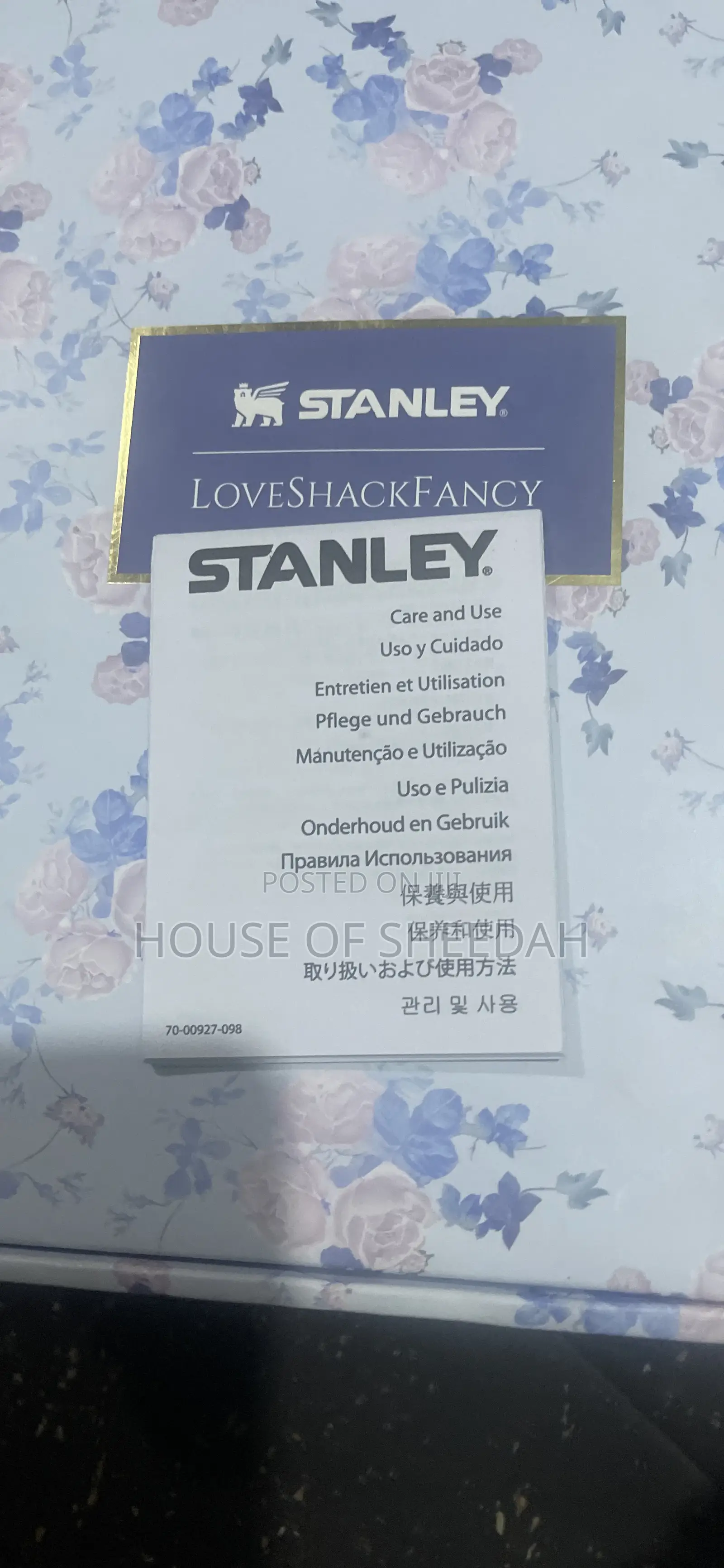 Stanley Floral Print Quencher H2.0 Insulated Tumbler