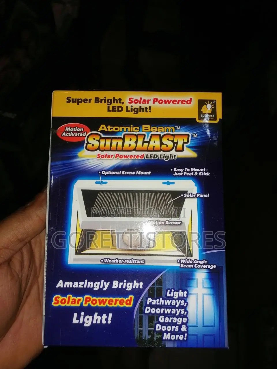 Sunblast Solar Powered Led Light