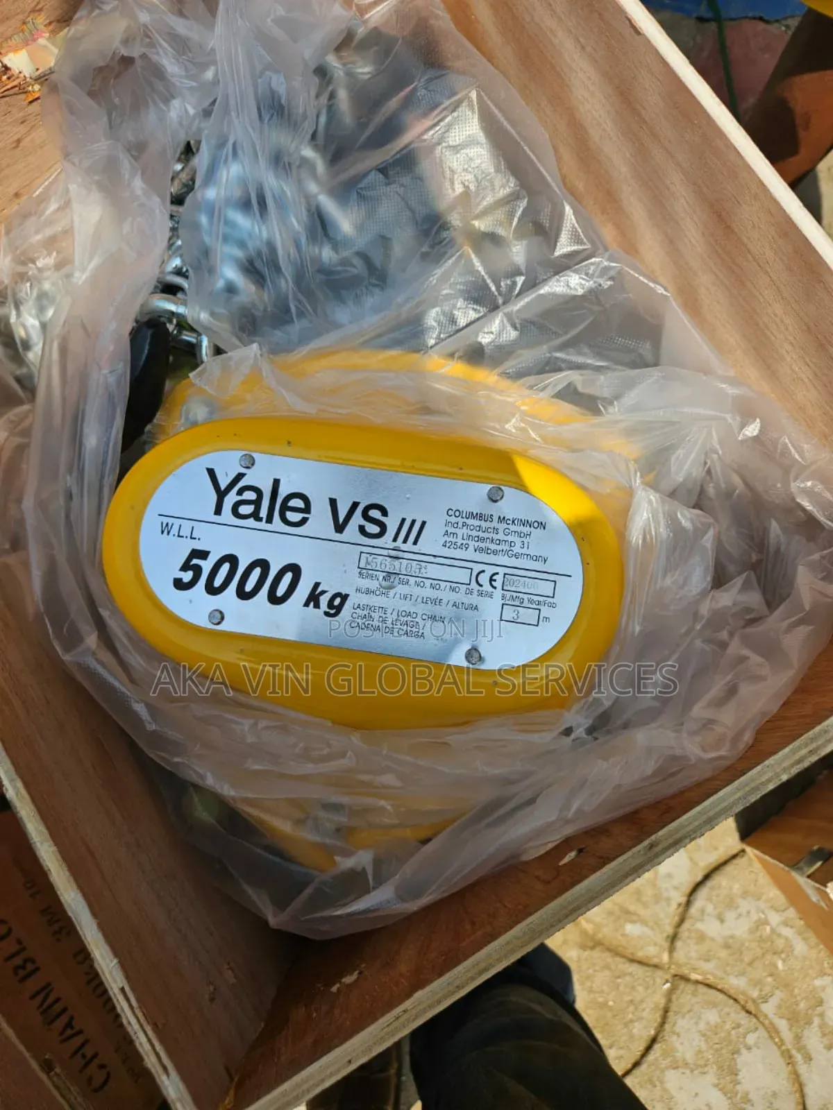 Yale 5000kg Vsiii Manual Chainblock