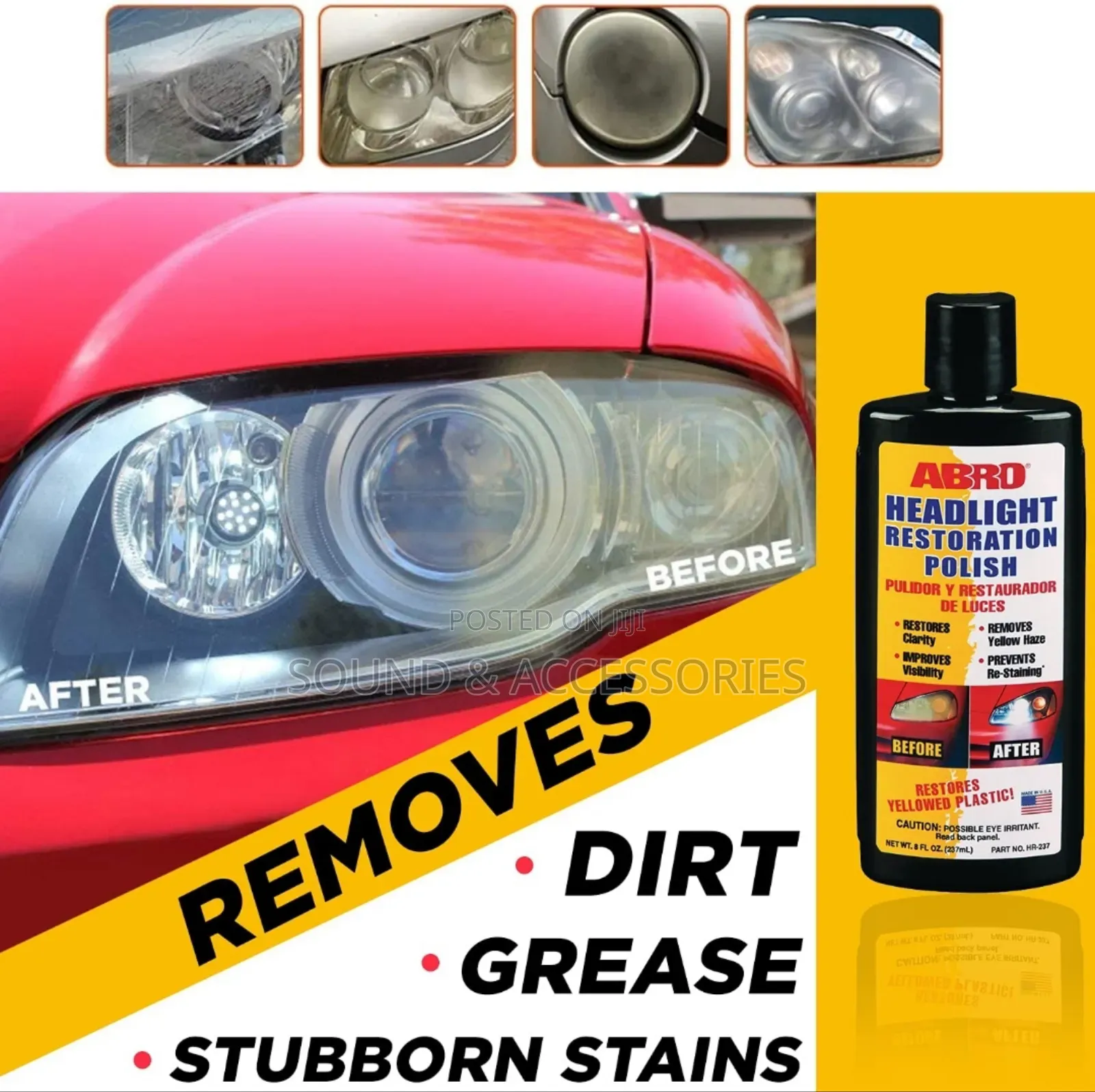 Abro Headlight Restoration Polish