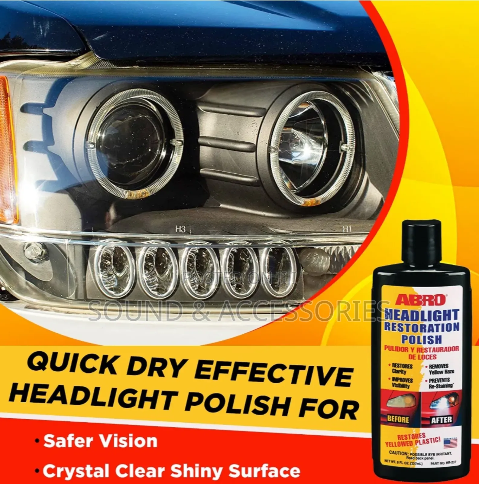 Abro Headlight Restoration Polish
