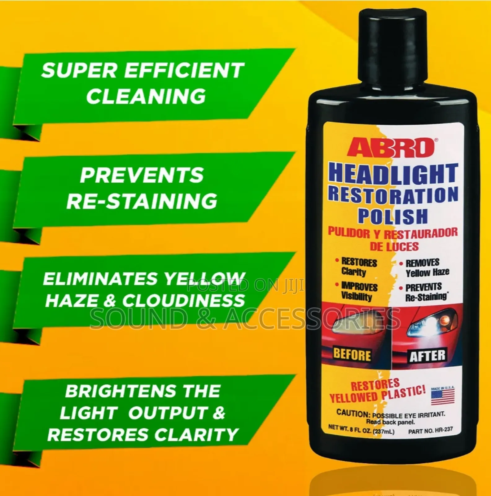 Abro Headlight Restoration Polish
