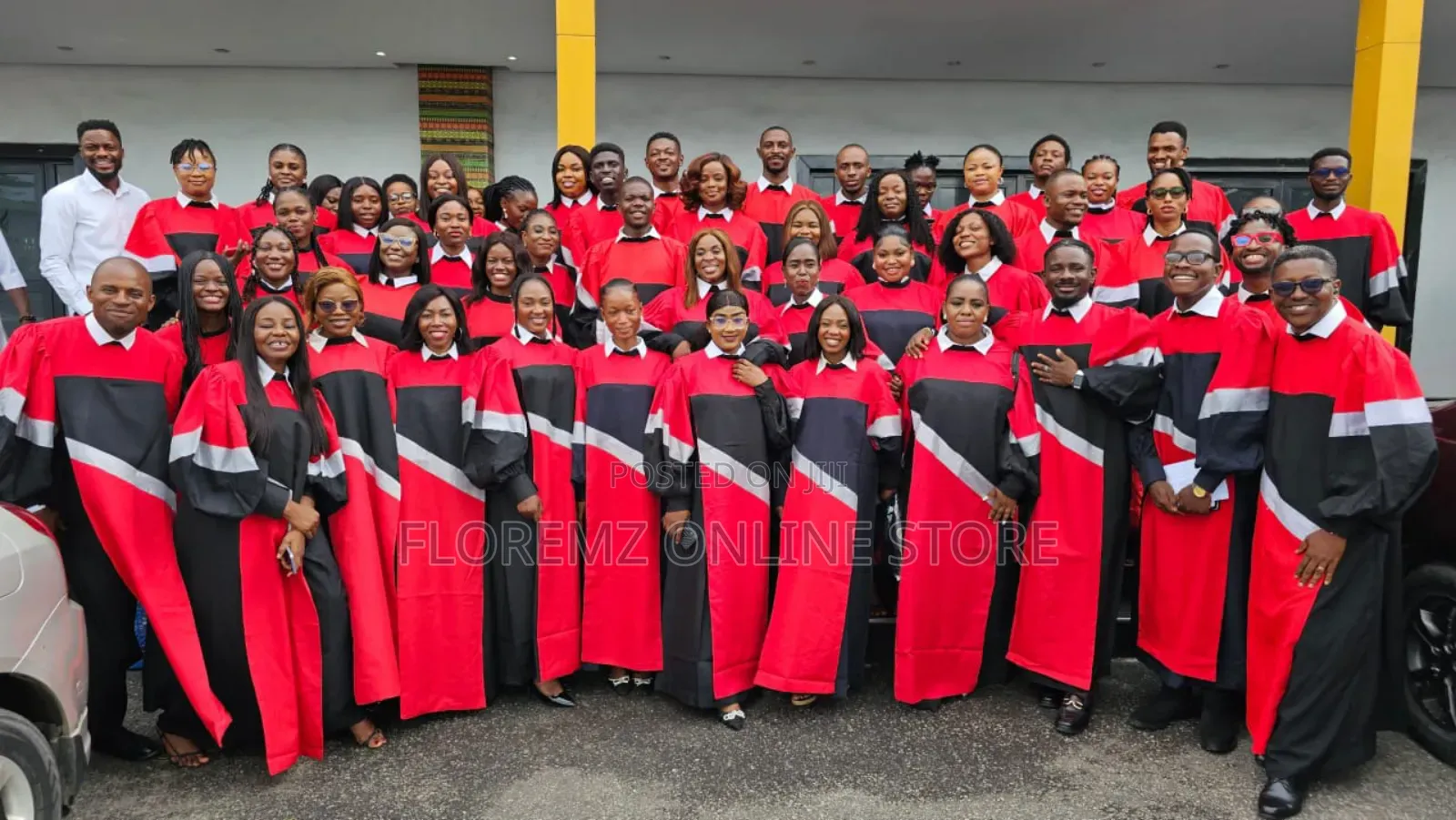 Red / Black Choir Robes Bulk Rental