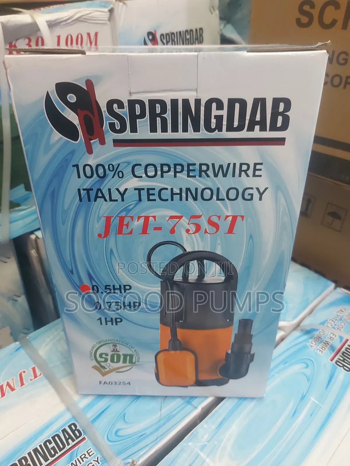 Springdab Sewage Submersible Pump