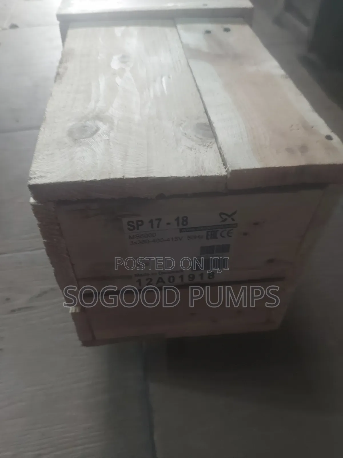 Grundfos Submersible Pump Type Sp17-18