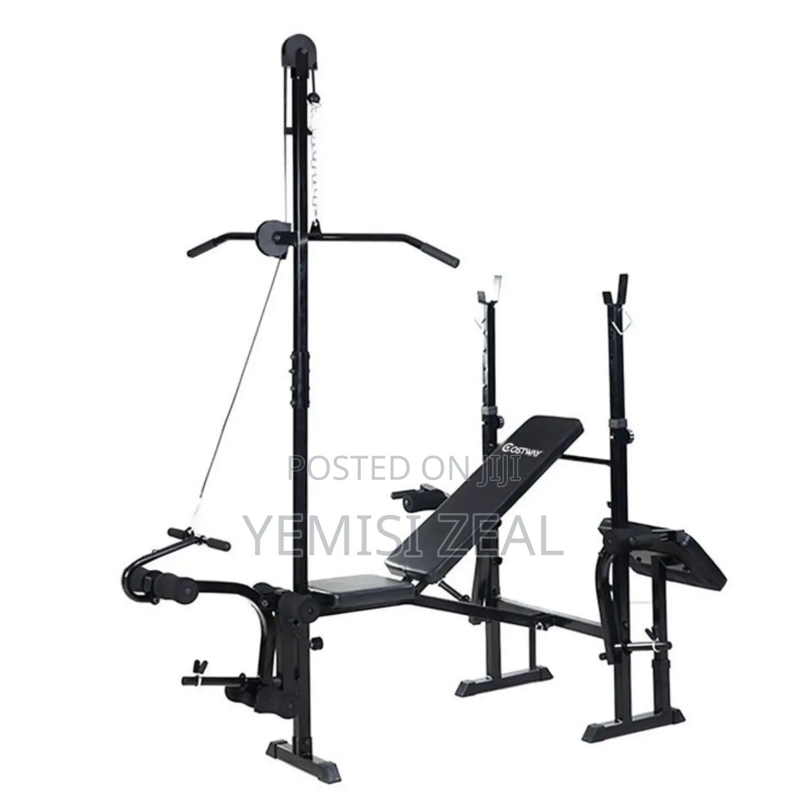 Adjustable Weight Bench And Ladpole