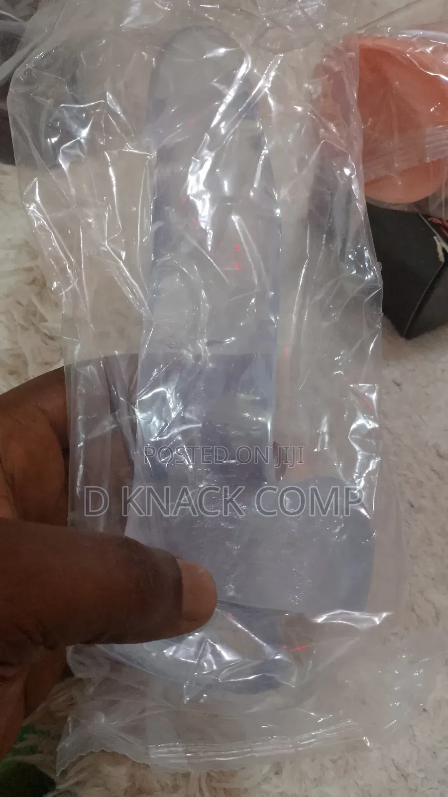 8.5 Inches Crystal Penis Dildo Silicone Transparent Suction
