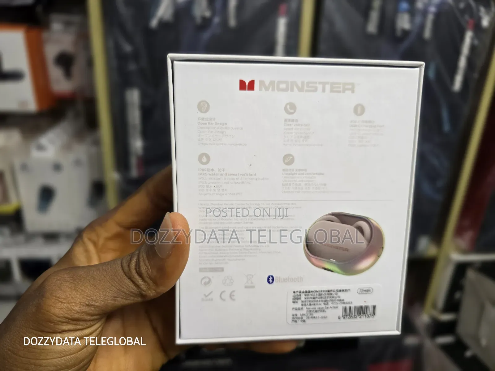 Monster Open Ear Ac600 Air Conduction Bluetooth Headphones