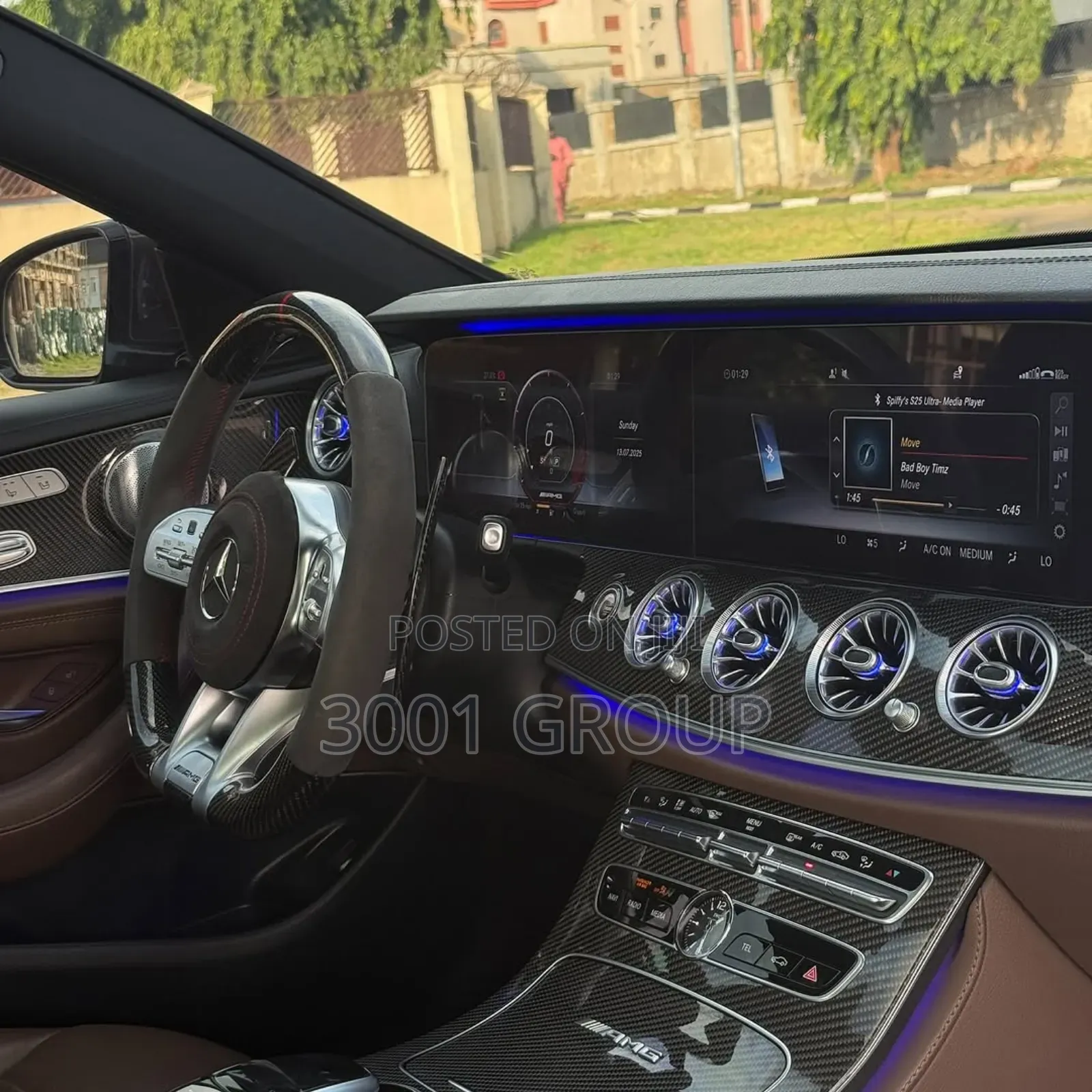 Mercedes-Benz E63 2018 Blue