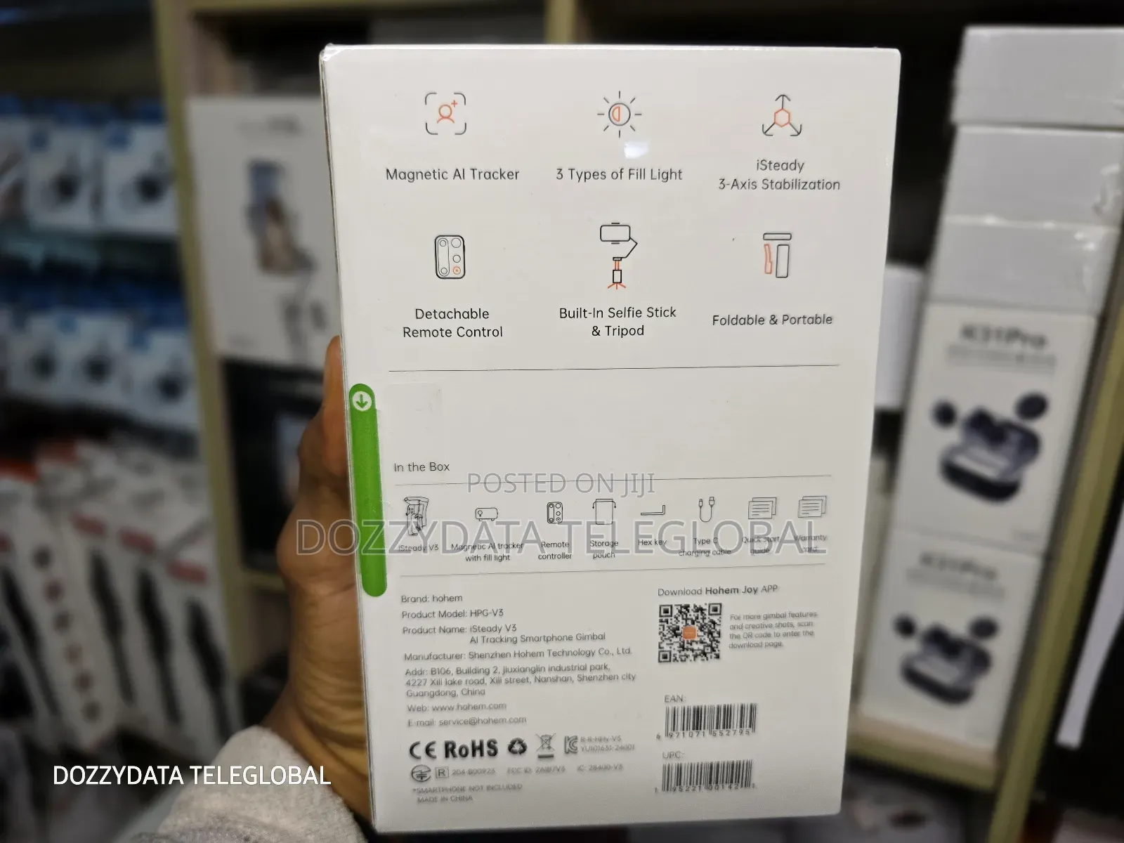 Hohem Isteady V3 Al Tracking Smartphone Gimbal (White)