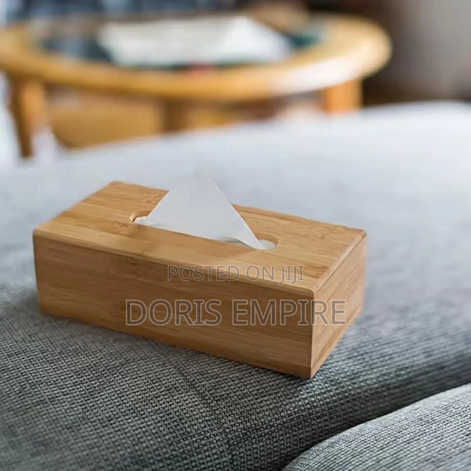 Qaulity Bamboo Tissue Box Holder .
