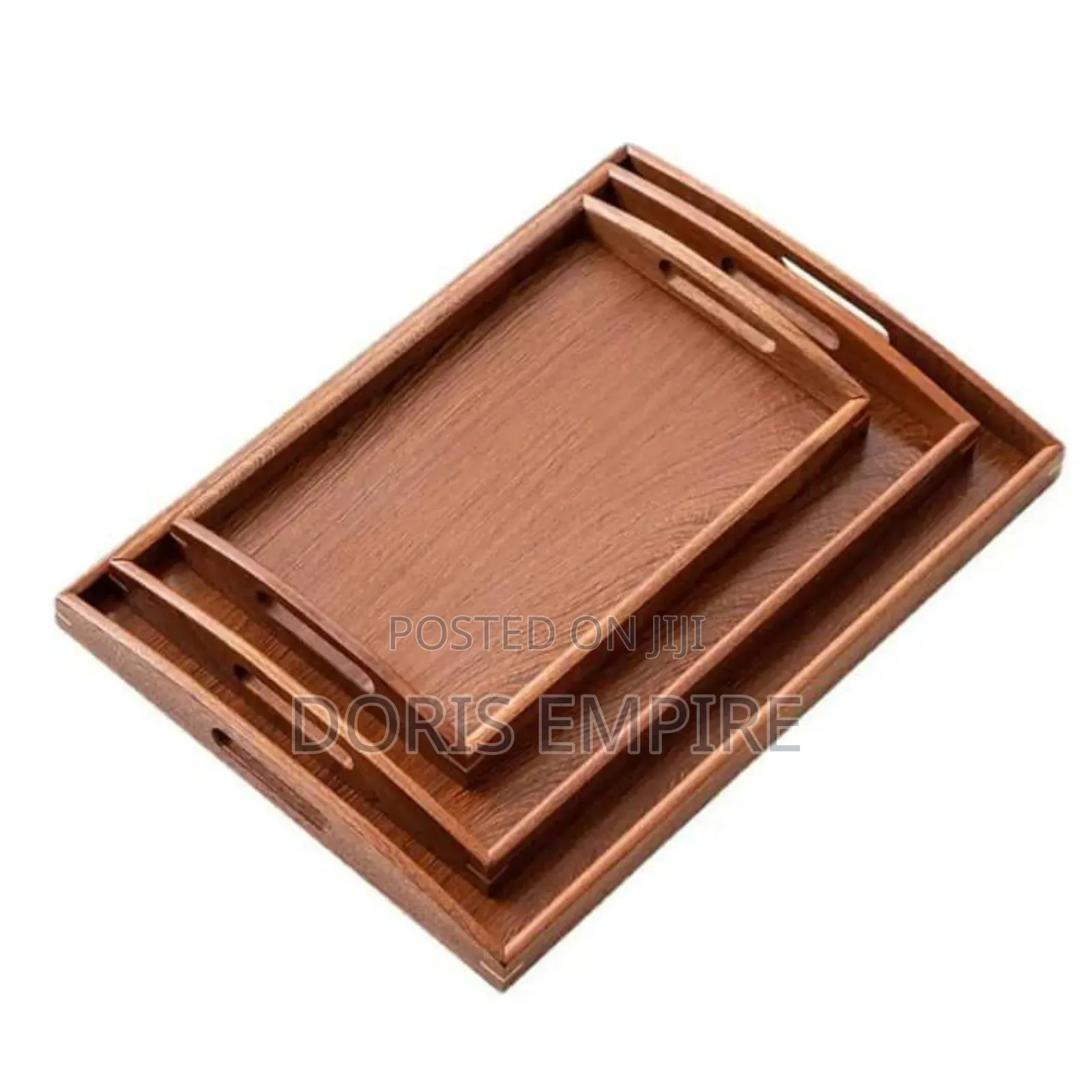 Qaulity 3in1 Wooden Tray Set.