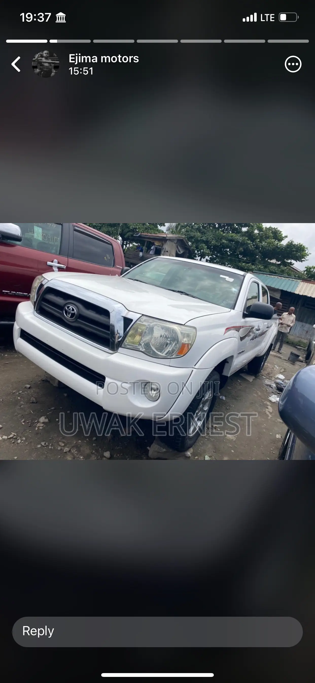 Toyota Tacoma 2008 White