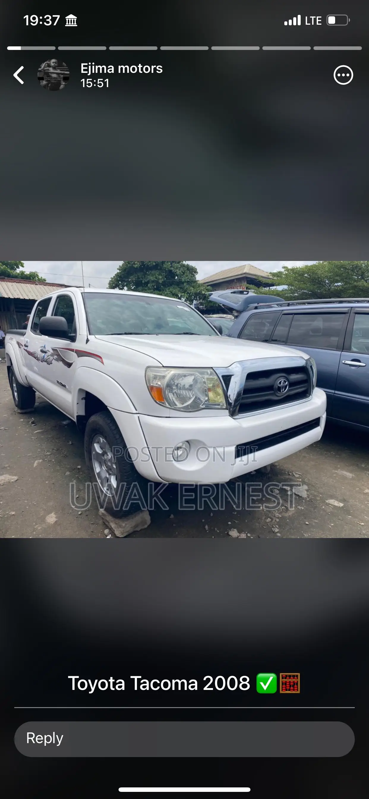 Toyota Tacoma 2008 White