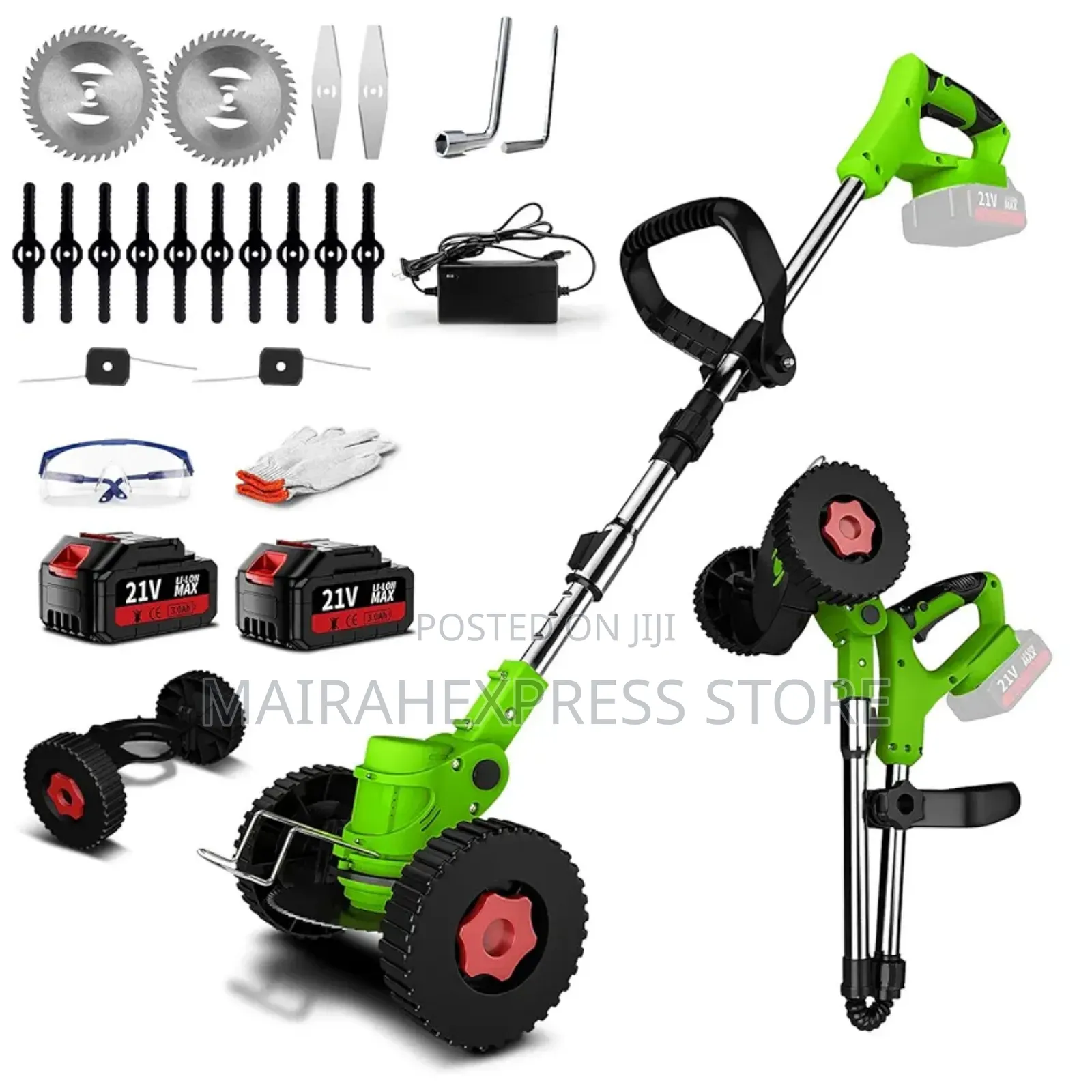 3 in 1 Rechargeable Weed Wacker With 2 Batteries