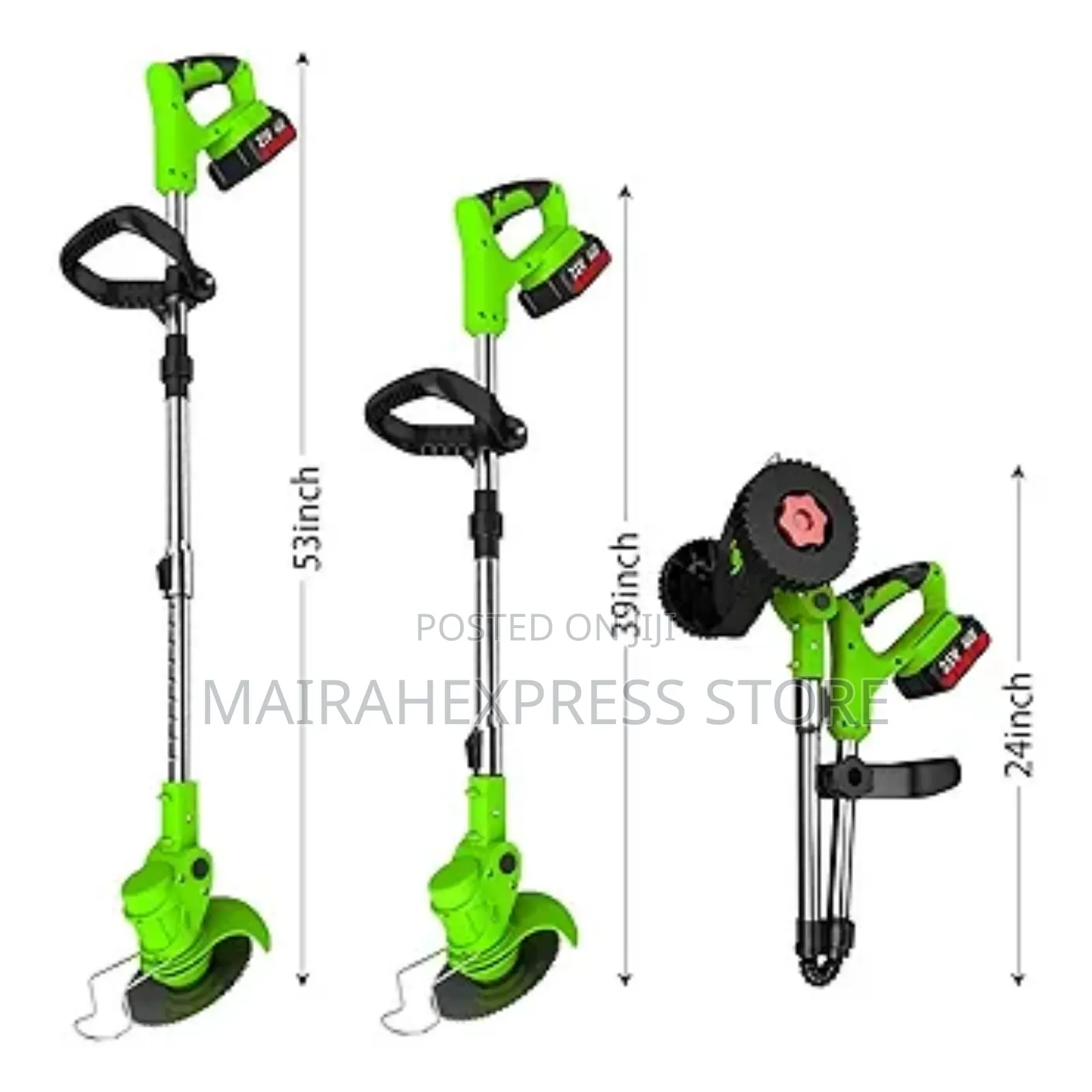 3 in 1 Rechargeable Weed Wacker With 2 Batteries