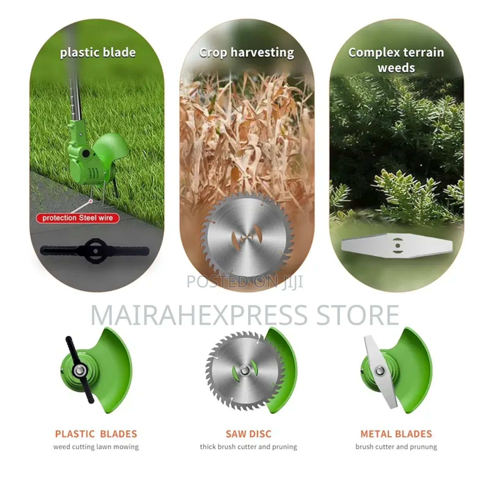 3 in 1 Rechargeable Weed Wacker With 2 Batteries