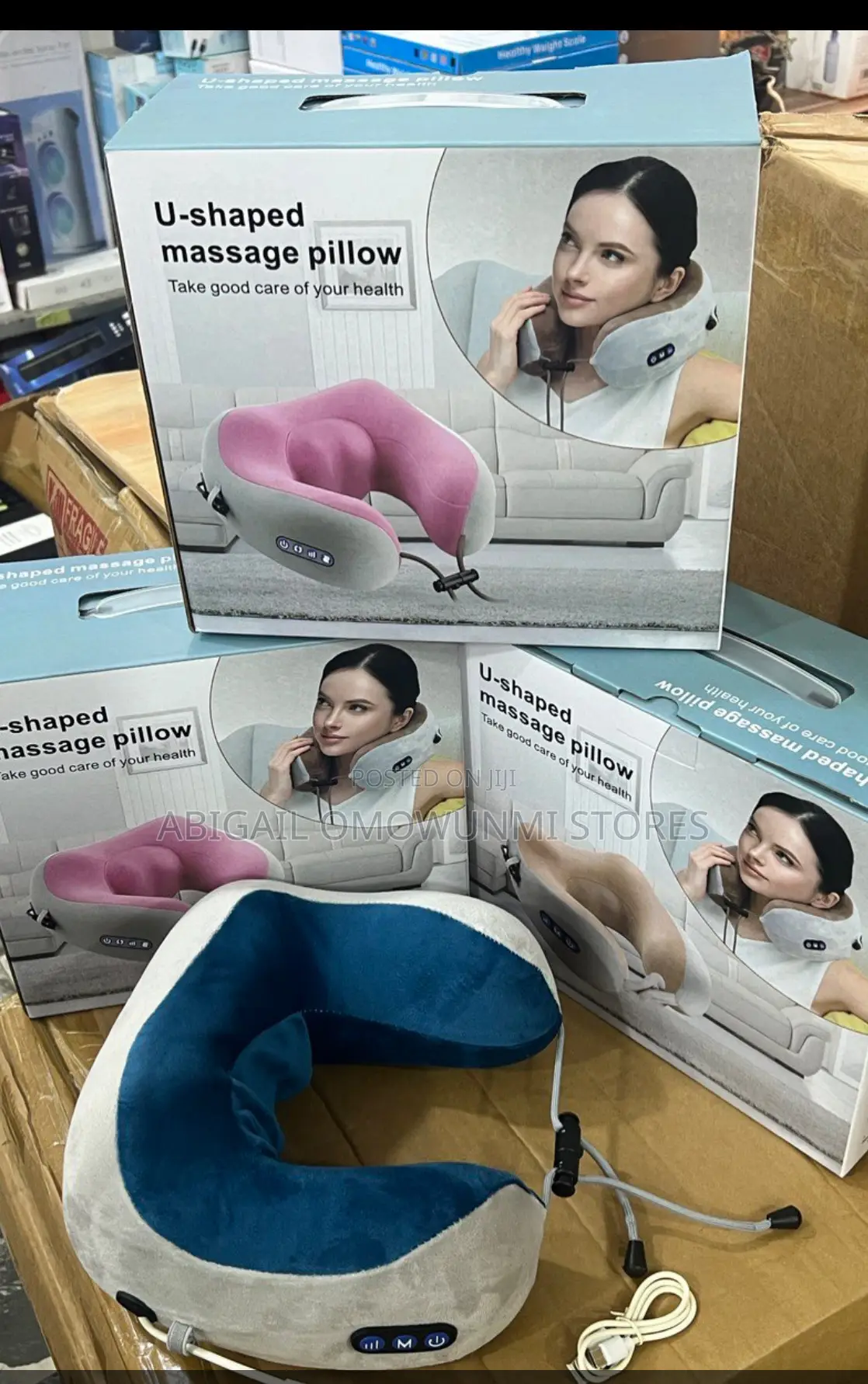 U Shape Rechargeable Massage Pillow