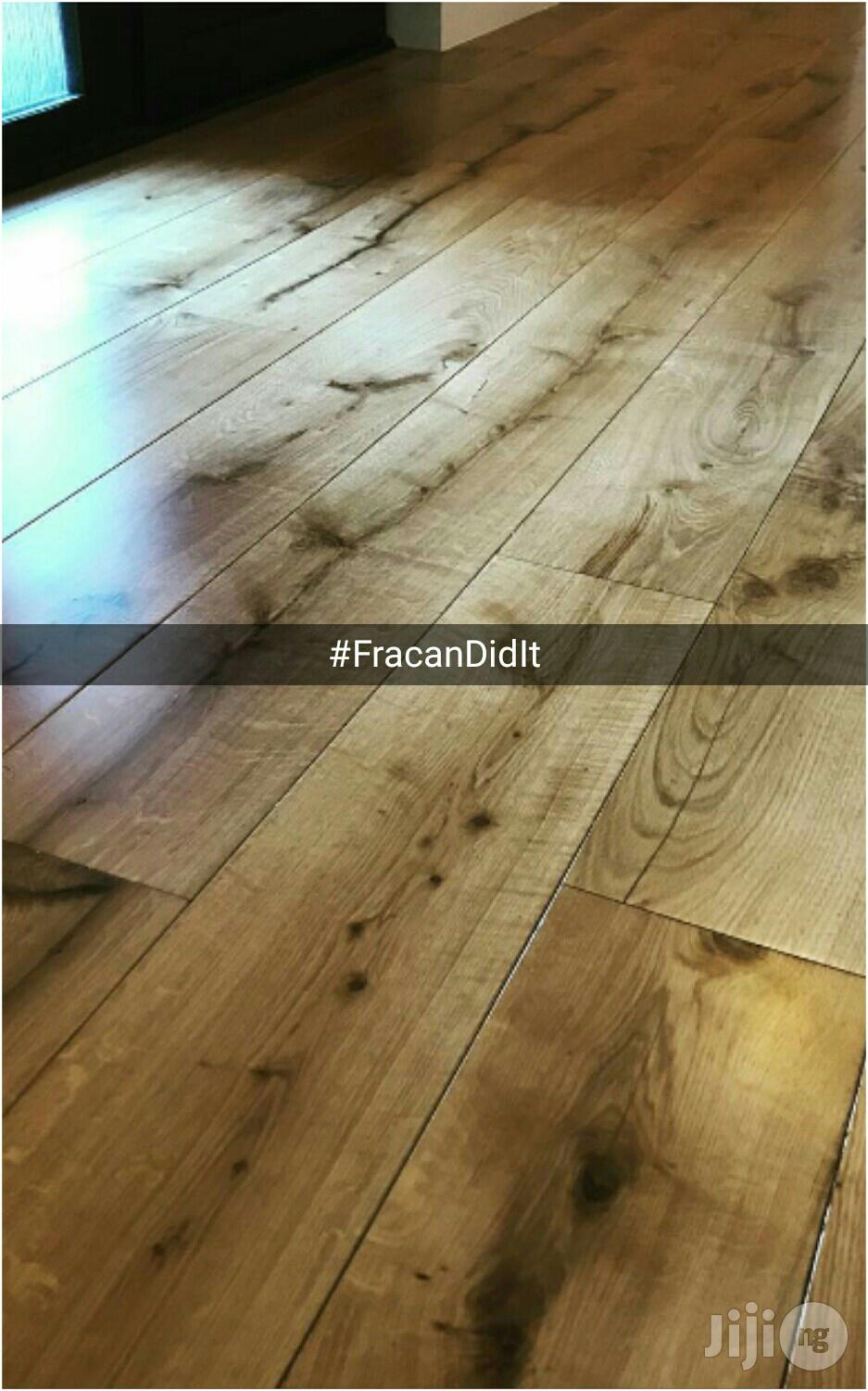 Wooden Floor. Pvc Vinyl Flooring Also Available