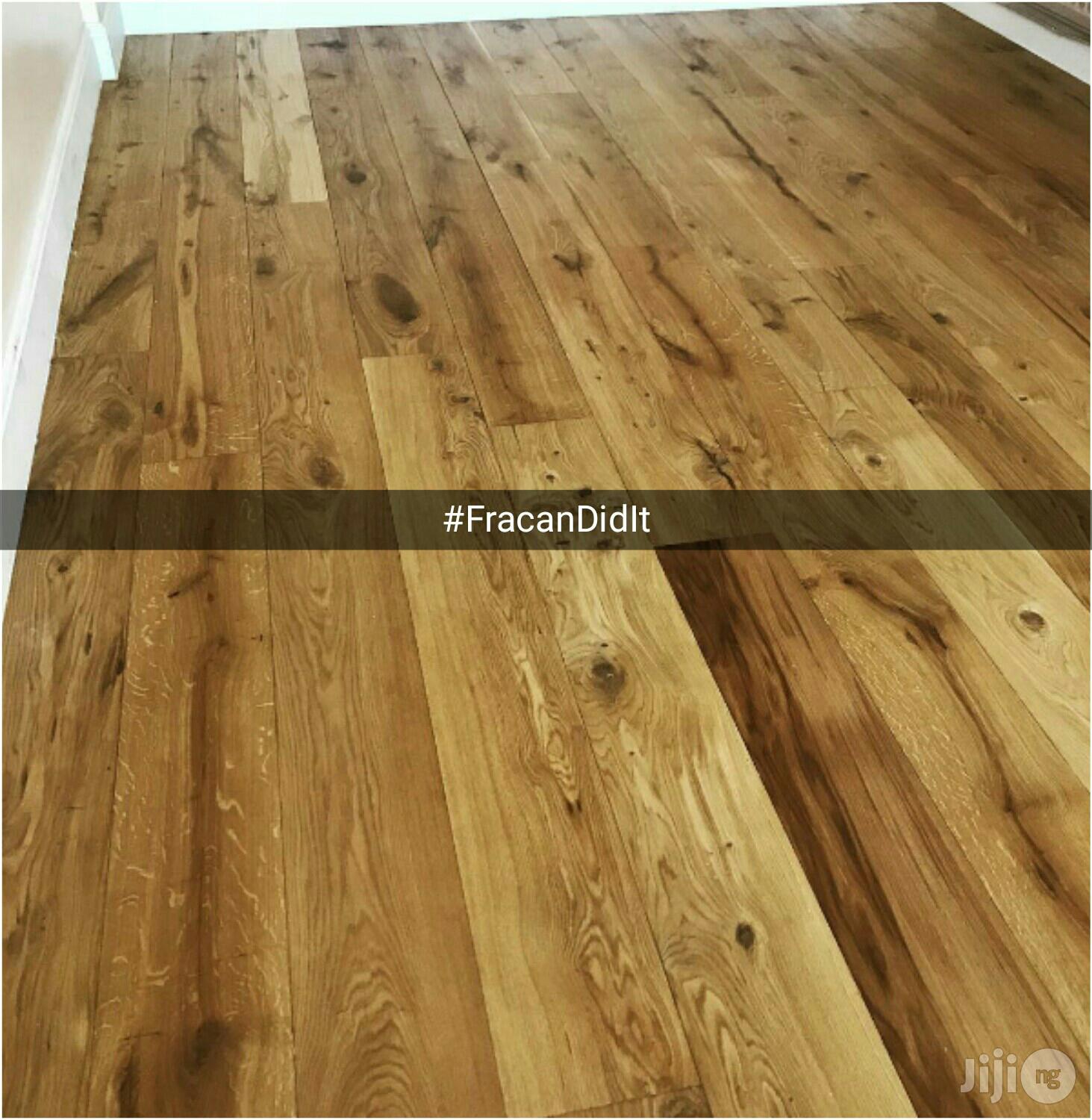 Wooden Floor. Pvc Vinyl Flooring Also Available