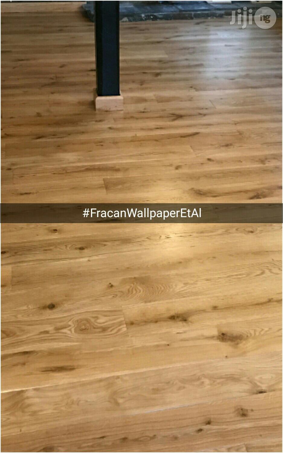 Wooden Floor. Pvc Vinyl Flooring Also Available