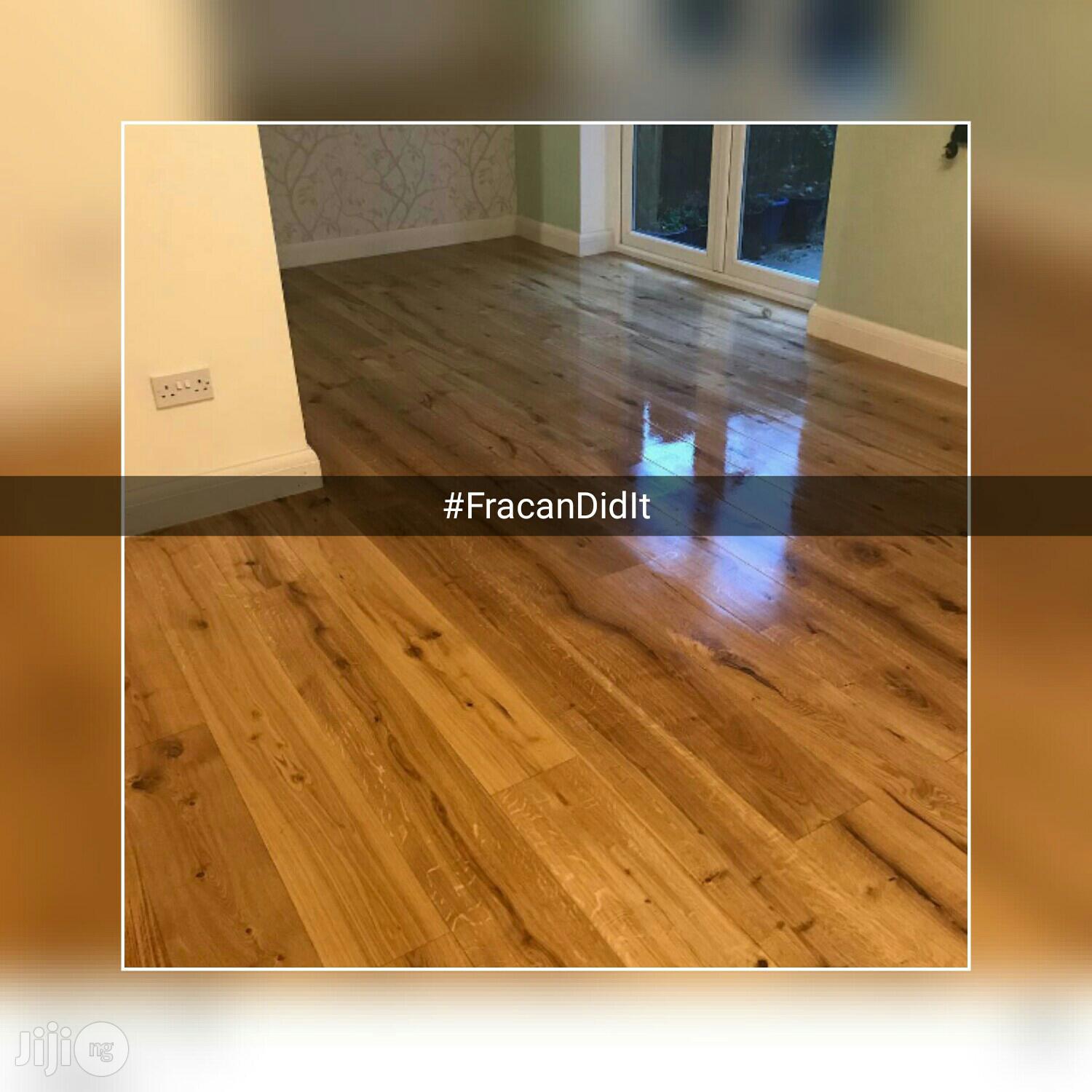 Wooden Floor. Pvc Vinyl Flooring Also Available