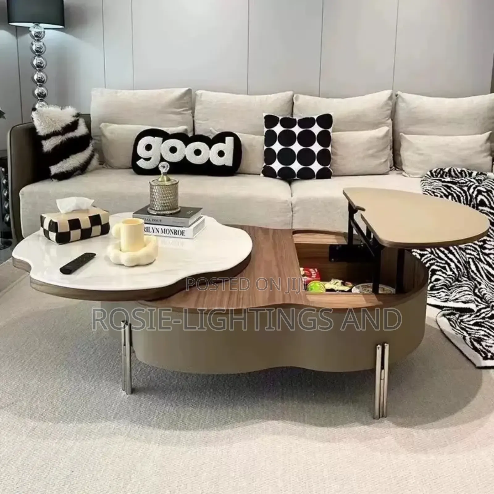 New Modern Design Table Roating Top