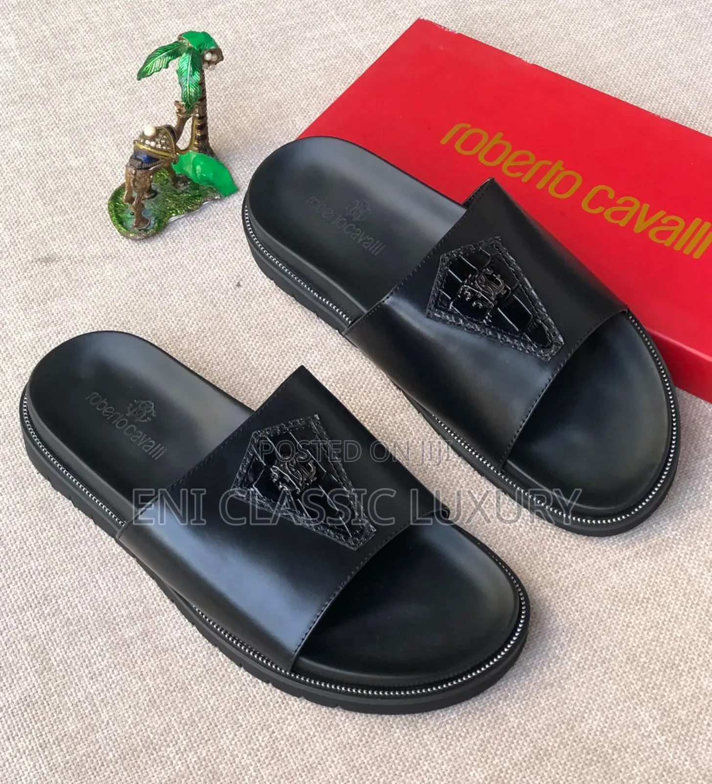 Pure Quality Luxury Men's Slippers Robert Cavalli