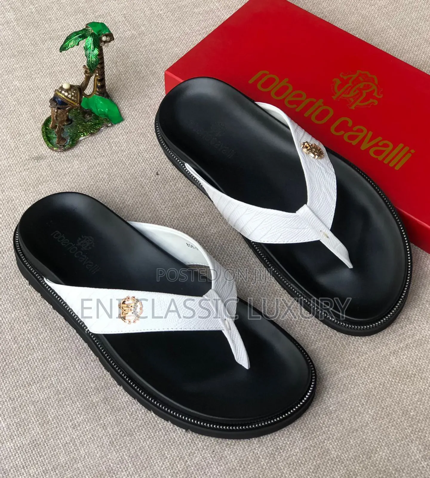 Pure Quality Luxury Men's Slippers Robert Cavalli