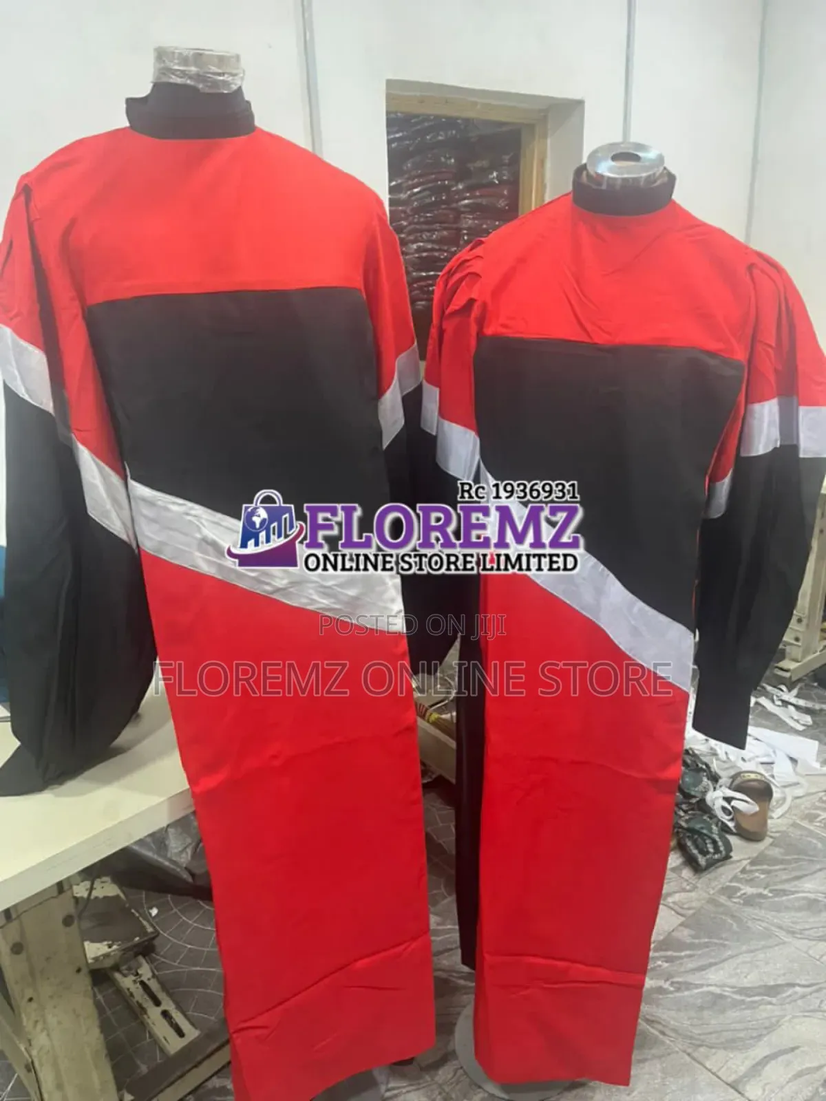 Red / Black Choir Robes Bulk Rental