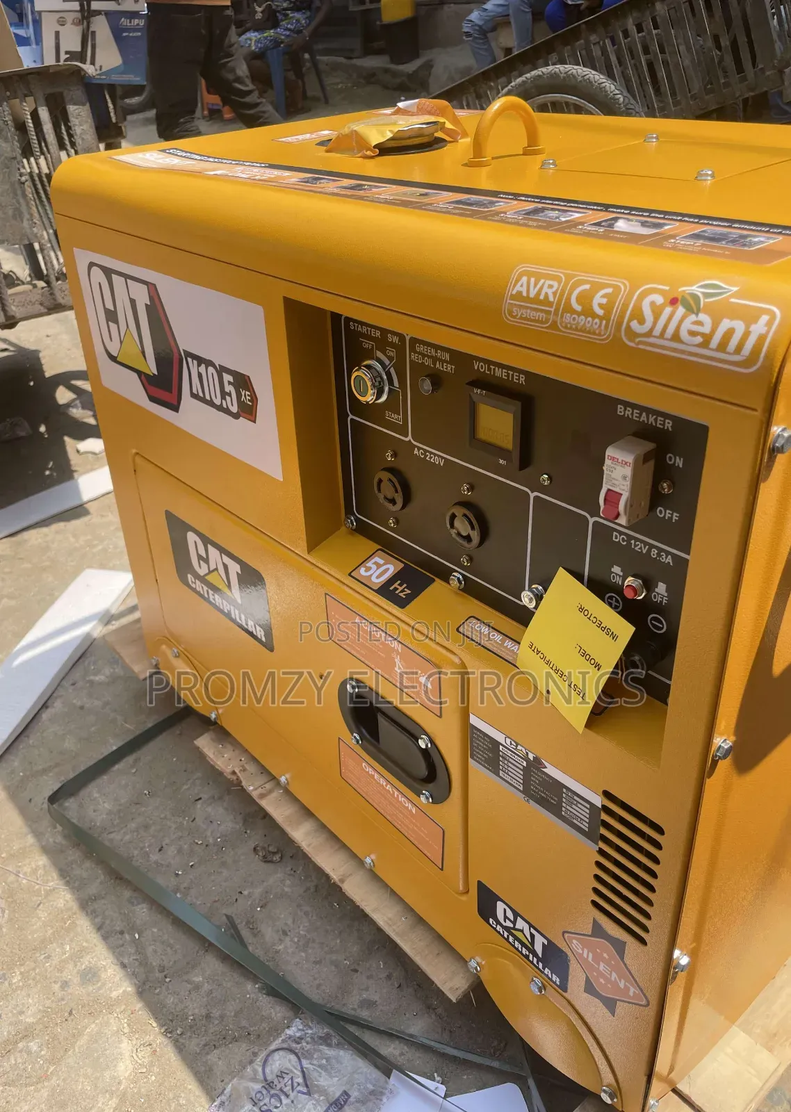 Cat 10kva Diesel Soundproof Generator 100%Copper Wire
