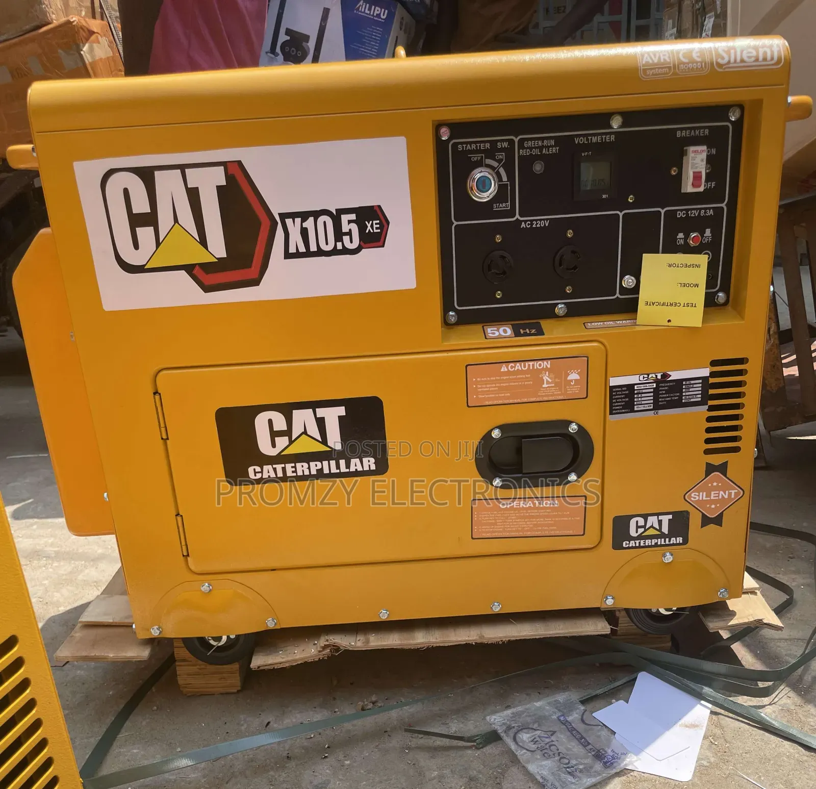 Cat 10kva Diesel Soundproof Generator 100%Copper Wire