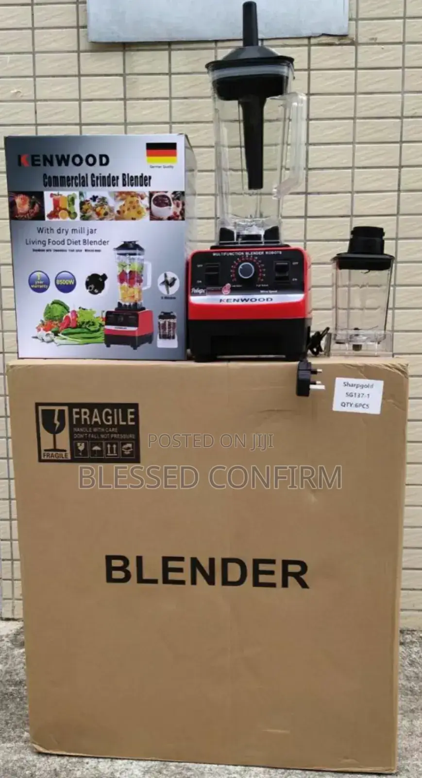 Brand New Kenwood 2 Liter Blender and Crusher
