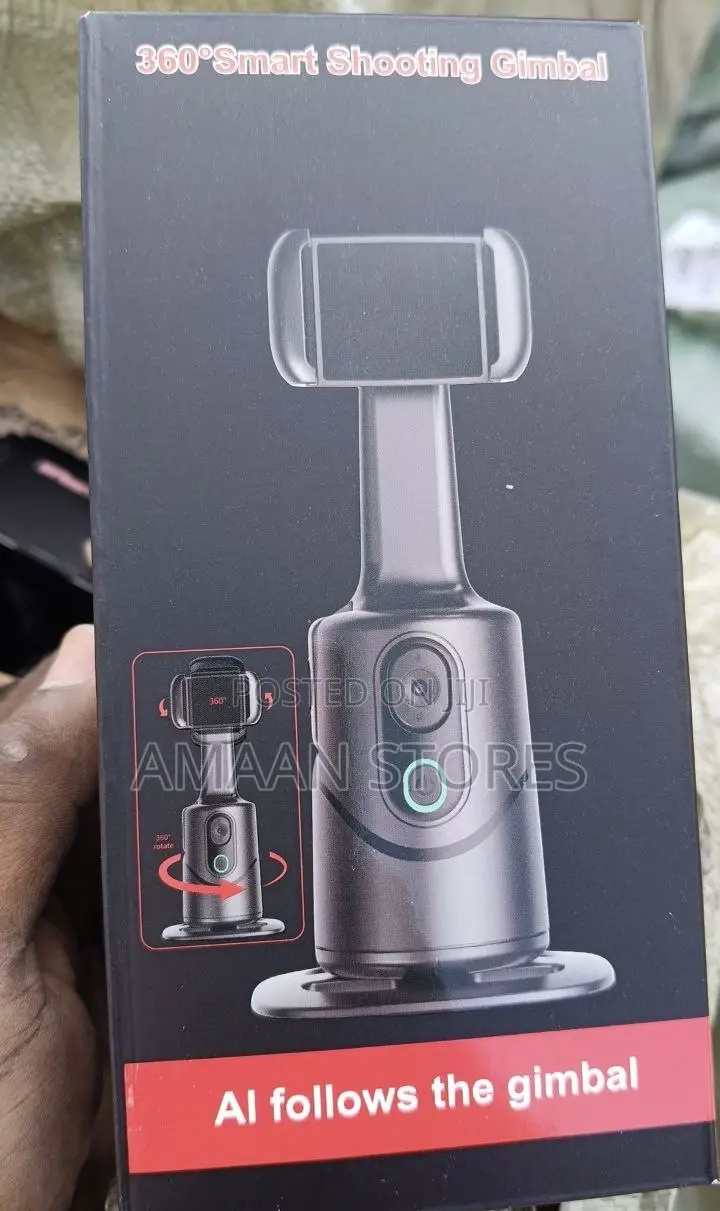 360° Ai Smart Shooting Gimbal – Auto Face Tracking